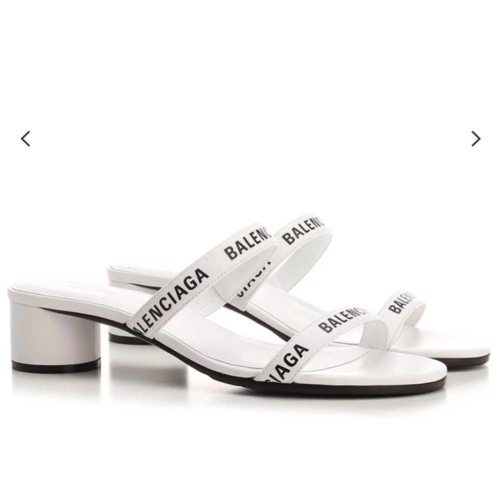 Balenciaga Logo Strap Sandal